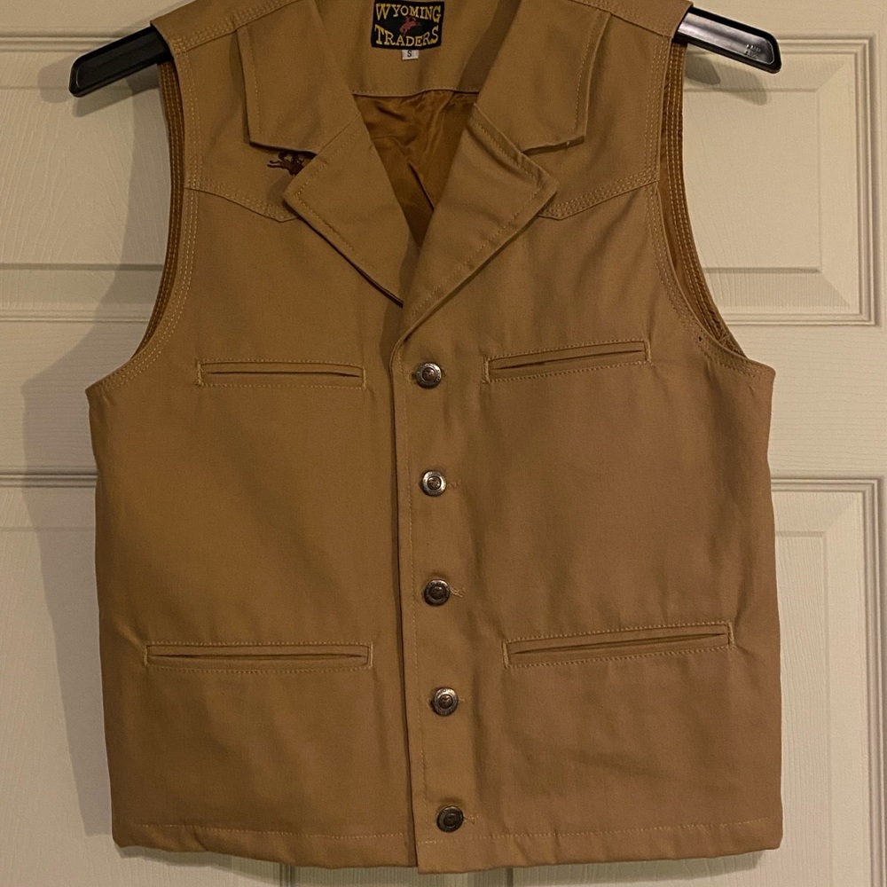Wyoming traders canvas vest Sz.Small